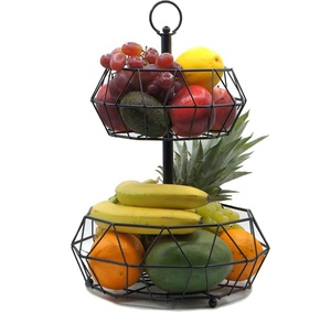 Cesta de Almacenamiento para Cocina, Cesta de Alambre para Verduras, Cesta de Alambre para Frutas, Diseño Moderno y de Tendencia, Nuevas Llegadas - Product Image 1