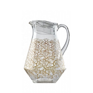 2000ml BPA Free <b>Plastic</b> Acrylic <b>Drinkware</b> Set Tumbler & Water Jug - Product Image 2