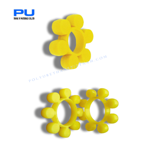 Accouplements flexibles rigides en polyuréthane (PU) Personnalisables OEM Coussin d'accouplement à anneau élastique Inserts en araignée Vente de matériaux en caoutchouc - Product Image 4