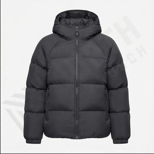 Vente chaude dernière conception légère cagoule doudoune couverture intégrale du visage vestes pour hommes résistantes à l'eau et à marque personnalisée - Product Image 2