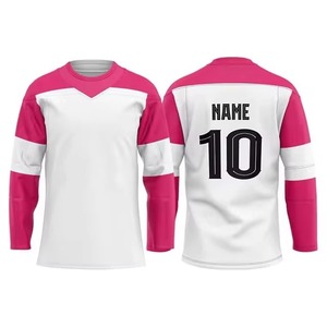 Nouveau design, impression par sublimation, vêtements de hockey sur glace, maillot de hockey, chemises de hockey, entraînement, logo personnalisé, qualité supérieure 2026 - Product Image 5