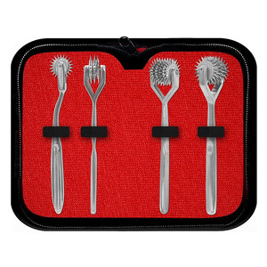 Juego de Instrumentos de Diagnóstico con Ruedas de Prueba Nerviosas Wartenberg, Ruedas de Prueba Sensoriales de 1, 3, 5 y 7 Puntas, Plateadas, Juego de 4 - Product Image 2