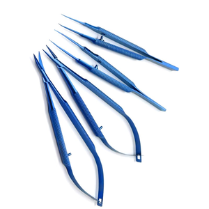 Kit de Instrumentos Microquirúrgicos de Titanio, Tijeras de 14 cm, Portaagujas, Pinzas, Herramientas de Microcirugía de Precisión - Product Image 1