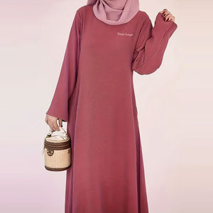 Haut long modeste pour femme, marque privée, tricoté, respirant, matériau durable, vente chaude - Product Image 2