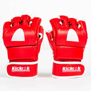 Guantes de MMA de nivel profesional con costuras reforzadas y soporte para las muñecas, diseñados para entrenamiento intenso y combate competitivo. - Product Image 3