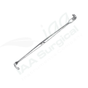 Écarteur chirurgical Senn-Miller 16 cm, manuel, à pointe tranchante et arrondie, en acier inoxydable, instrument de chirurgie générale, classe I, usage hospitalier - Product Image 6