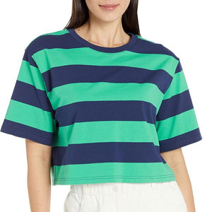 T-shirt court pour femme, design de créateur, coton de qualité supérieure, vêtements de mode streetwear d'été, fabricant avec impression de design personnalisé, OEM - Product Image 6