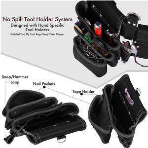 Large Capacity High Quality Top Selling Leather <b>Tools</b> <b>Kit</b> Bag 2025 New Arrival Classic Design Leather Made <b>Tool</b> Bag - Product Image 4