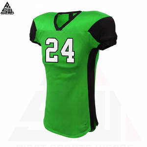 Uniforme d'équipe de football américain élégant, taille plus, 100% polyester, coupe confortable, entraînement, compétition, design avancé - Product Image 5