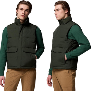 custom logo puffer vest quilted equestrian gilets fashion casual winter wear outdoor clothes padded waistcoat <b>men's</b> puffer vests - Product Image 1