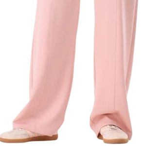 Women's <b>Light</b> Pink Wide Leg Drawstring Pants Elastic Waist Loose Fit Casual Lounge <b>Trousers</b> Soft Relaxed Everyday Wear Women - Product Image 3