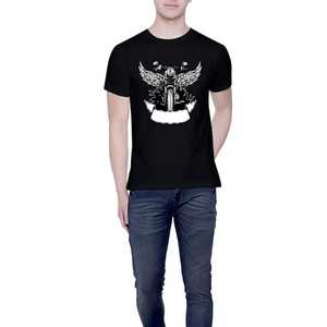 T-shirt pour homme à faible MOQ, personnalisé avec impression sérigraphiée à la main, coupe oversize, respirant, très tendance. - Product Image 5