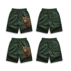 Pantalones Cortos con Estampado de Oso para Hombre, Precio al por Mayor, Ropa Deportiva Informal para Actividades al Aire Libre - Product Image 4