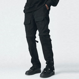 Pantalon cargo homme de qualité supérieure, entièrement personnalisable, anti-plis, tendance et très demandé, par un fabricant de premier plan - Product Image 1