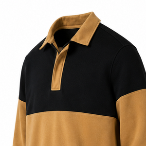 Long Sleeve Rugby Shirt Custom Rugby for Jersey Digital Printing Cotton <b>Linen</b> Breathable Manufacturer OEM Team Wear Wholesale - Product Image 6