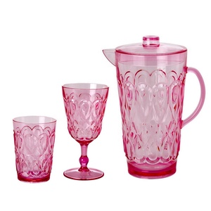 Bol à salade en acrylique transparent avec couvercle - Product Image 5