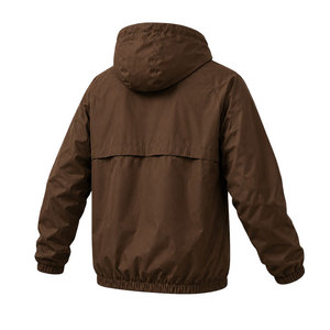 High Quality Polyester Windbreaker <b>Jacket</b> Windproof Breathable Hooded Outdoor Training Running Fitness Hiking <b>Jacket</b> Custom Logo - Product Image 3