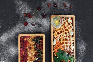 Wooden Rectangular Serving Tray <b>Set</b> Of 2 <b>Rustic</b> Handcrafted Platters Eco Friendly Kitchen Tableware At Export Wholesale Price - Product Image 4