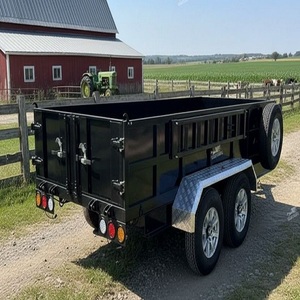 Potente Remolque Volquete con Estructura y Eje Reforzados para Transporte Agrícola de Carga Pesada y Descarga Rápida - Product Image 3