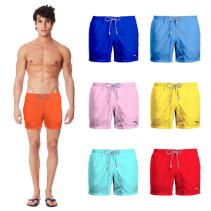 OEM Customized Men's Quick Dry Nylon Swim Breathable Beach <b>Shorts</b> <b>With</b> Logo Design Wholesale Custom <b>Swimwear</b> <b>Shorts</b> - Product Image 1