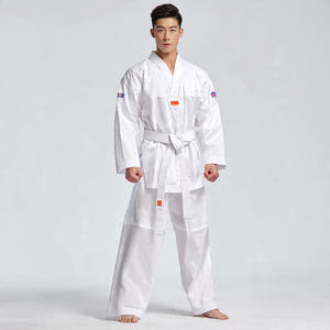 Uniforme de karaté de haute qualité en gros pour hommes adultes, combinaison de boxe, combinaison de karaté pour hommes 100% coton - Product Image 1