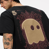 T-shirt Homme en Coton Biologique Tricoté 180g Coupe Droite Manches Courtes Épaules Tombantes du Fabricant