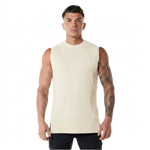 Men Fitness Sportswear O-Neck <b>Plain</b> Tank Top Sleeveless <b>Tshirt</b> Breathable Workout Sports Tank Top Gym Athletes Men Tank Top - Product Image 3