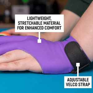 ถุงมือสนุกเกอร์สุดหรู ขนาด XXL XL ปรับแต่งได้ พร้อมแผ่นกันลื่นพิเศษ ให้การปกป้องมือที่ดีเยี่ยม ทันสมัย สวมใส่สบาย แห้งเร็ว - Product Image 5