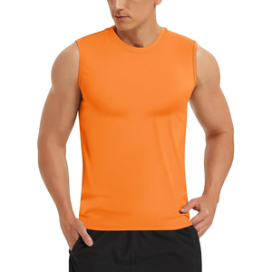 Nouveau style débardeur de sport décontracté à séchage rapide pour hommes, vente en gros, entraînement athlétique, respirant, sans manches, sous-vêtements - Product Image 1