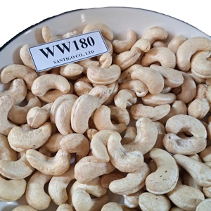 เมล็ดมะม่วงหิมพานต์ W180แซนทิโกคาจูแบดัม W180เม็ดมะม่วงหิมพานต์ที่เชื่อถือได้จากเวียดนาม - Product Image 1