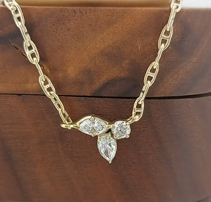 Colgante de Diamante Cultivado en Laboratorio de Plata 925 de Lujo Vintage con Certificación IGI, Corte Brillante, Chapado en Plata, Regalo de Compromiso para Mujer - Product Image 3