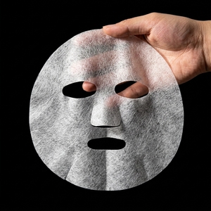 Mascarilla Facial de Tela No Tejida Y115 Biodegradable de Fibra de Algas Blancas con Súper Absorción de Agua, Sin Comprimir - Product Image 2