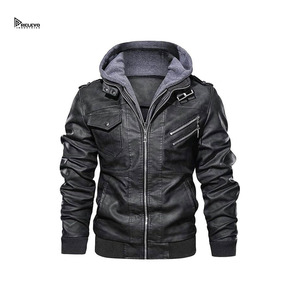 Men's <b>Leather</b> <b>Jacket</b> Vintage Style Slim Fit Casual <b>Winter</b> Stand Front Premium Quality Soft <b>Leather</b> Feel Fashion Quilted <b>Jacket</b> - Product Image 2