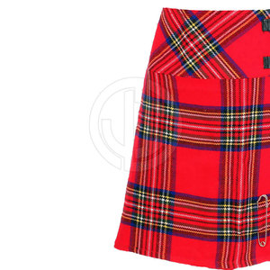High Quality Solid Breathable Casual Stylish Durable Knee-Length <b>Women's</b> <b>Tartan</b> Kilt <b>Skirts</b> for Fashion - Product Image 5