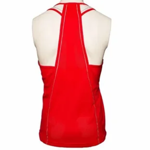 เสื้อกล้ามฝึกซ้อมมวย โพลีเอสเตอร์ สำหรับออกกำลังกาย ฟิตเนส ชุดซิงเกิลเล็ตมวย น้ำหนักเบา ชุดฝึกกีฬา - Product Image 1