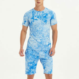 Conjunto deportivo de verano, talla grande, térmico, transpirable, camiseta de manga corta estilo urbano, camiseta para hombre al por mayor - Product Image 4