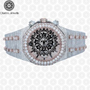 Reloj de Lujo Charm Jewells para Hombre, de Acero Inoxidable, Esfera de 40 mm, Correa de 20 cm, Movimiento Mecánico, Resistente al Agua 10 Bar, Fecha Automática - Product Image 1
