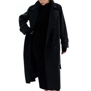 Abrigos de Invierno para Mujer de Diseño Único, Doble Botonadura, Tejido Cortavientos, Ligeros, Largos, Casuales, 100% Lana - Product Image 1