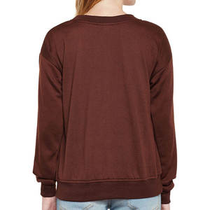 Sweat-shirts en molleton pour femmes, légers, en coton biologique, écologiques, à manches longues, à prix raisonnable - Product Image 5