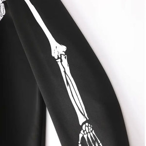 Sweat-shirt en molleton de coton mélangé pour hommes grandes tailles, coupe classique, impression de logo personnalisée en gros - Product Image 6