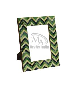 Cadre photo de luxe en bois incrusté de os de la meilleure qualité avec couleur personnalisée pour la décoration intérieure et l'exportation de vaisselle - Product Image 5