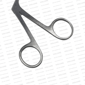 Micro-pince alligator 3 pouces à mâchoires dentelées pointues, instrument ORL pour l'élimination du cérumen, instrument ophtalmique, instrument de microchirurgie auriculaire - Product Image 4