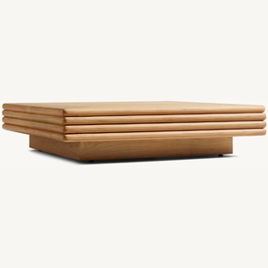 Best Selling <b>Solid</b> <b>Wood</b> Rectangular Dining <b>Table</b> with Modern Design Durable & Eco-Friendly for Hotel & Villa Use - Product Image 1