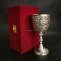 Calice en laiton personnalisé, fait main, durable, style vintage américain, mariages, occasions spéciales, communion médiévale, verre à vin