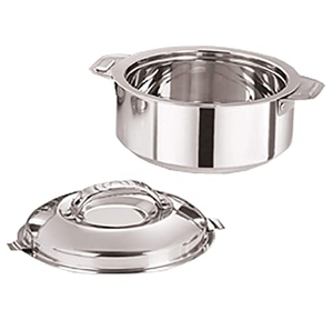 Juego de utensilios de cocina de acero inoxidable aislado de alta demanda, artesanía india, ollas calientes, caja para chapati, cacerolas - Product Image 2