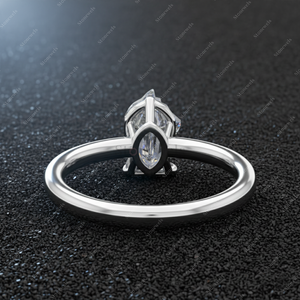 Original Authentic Horse Head Cut Diamond Engagement Ring High-End Solid Gold Luxury Bespoke Solitaire Fine Jewelry - Product Image 3