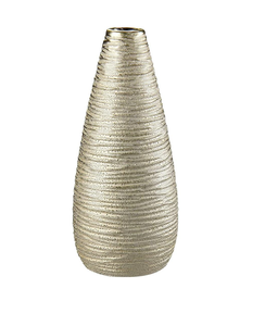 Jarrón <span class=keywords><strong>Grande</strong></span> de Estilo Europeo, <span class=keywords><strong>Dorado</strong></span>, Electrochapado, Interior Retro Moderno para Decoración del Hogar, Color Cobre, Jarrón para Flores - Product Image 4