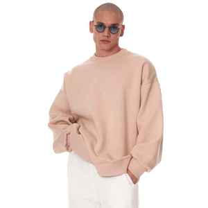 Sweat-shirt surdimensionné pour homme OEM ODM, molleton lourd 400 g/m², logo personnalisé, streetwear, tenue décontractée - Product Image 3