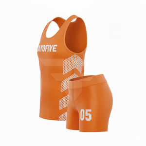 Uniforme Deportivo Profesional sin Mangas para Atletismo, Uniforme de Entrenamiento para Atletismo, Traje de Carrera Sublimado Personalizado - Product Image 3