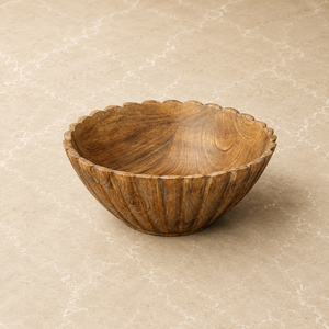 Bol en bois artisanal haut de gamme avec intérieur émaillé sur le thème du sport, bol de service décoratif pour un usage quotidien - Product Image 3